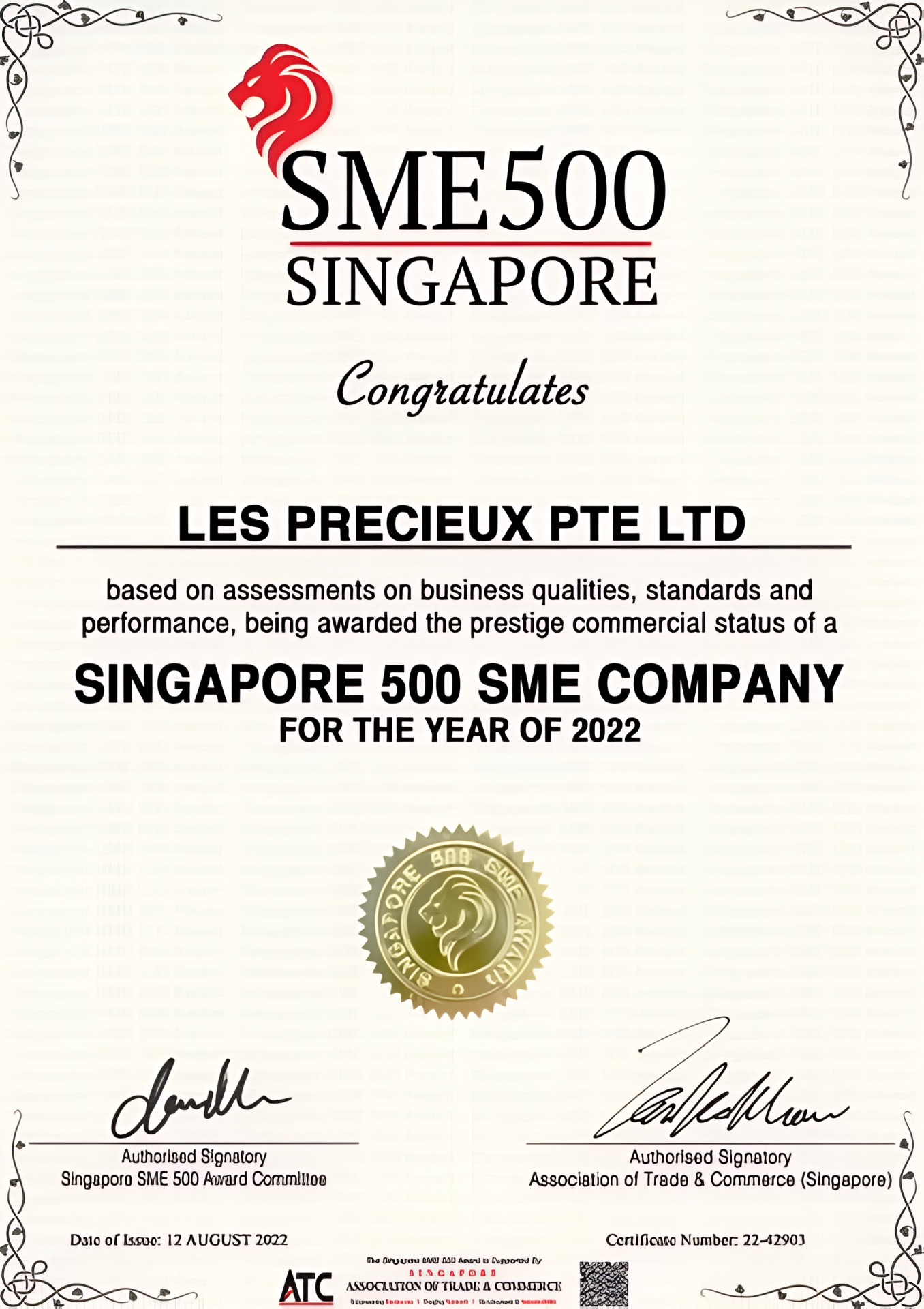 SME 500 Singapore